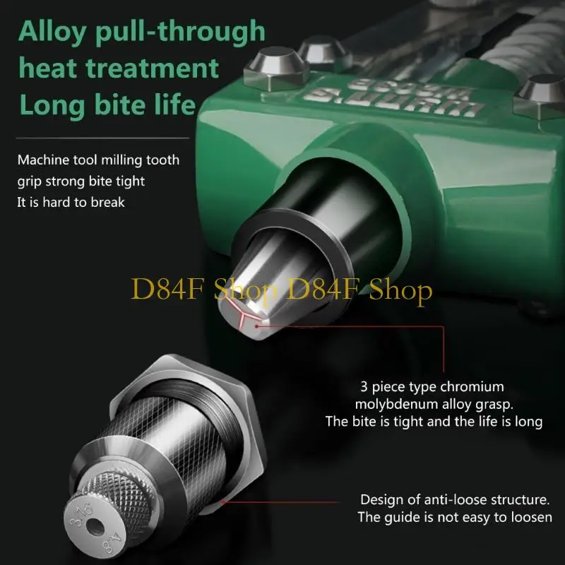 D84F Metallbearbeitung Manuelle Riveter Mutter Werkzeug Für Hand Blind Riveter Niet Pull Kappe