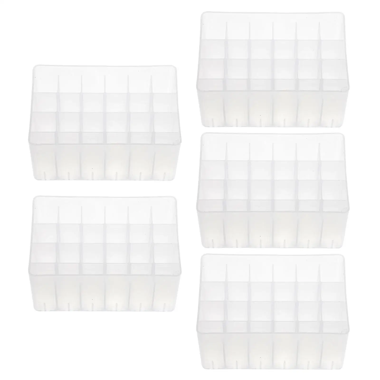

5 Pcs Storage Box Base Marker Holder for Desk Desktop Markers Container Plastic Pens