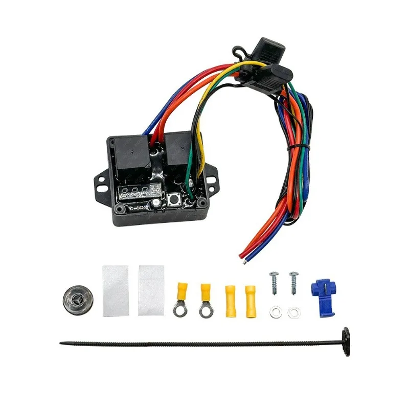 Adjustable Temperature Digital Cooling Fan, High Speed Heat Dissipation Radiator Fan for Electronic Equipment Cooling