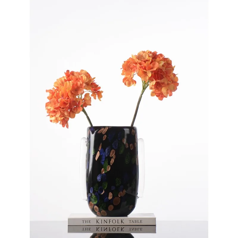 

Vase light luxury high-end glass vase flower arrangement vase