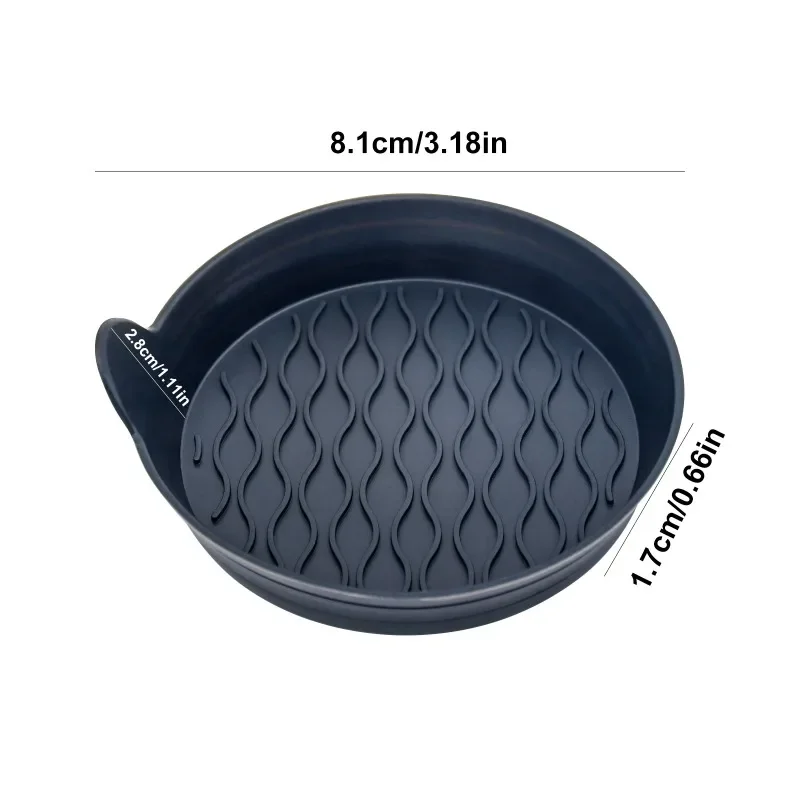 Coaster de carro antiderrapante tapete de silicone para copo de água do carro auto interior anti-deslizamento copo almofada titular da bebida