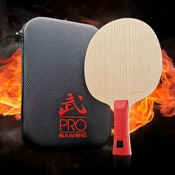 SANWEI V5 Pro Black Lable Table Tennis Blade 7-ply Pure Wood OFF+ Ping Pong Blade  Offensive Attack with Loop Drive