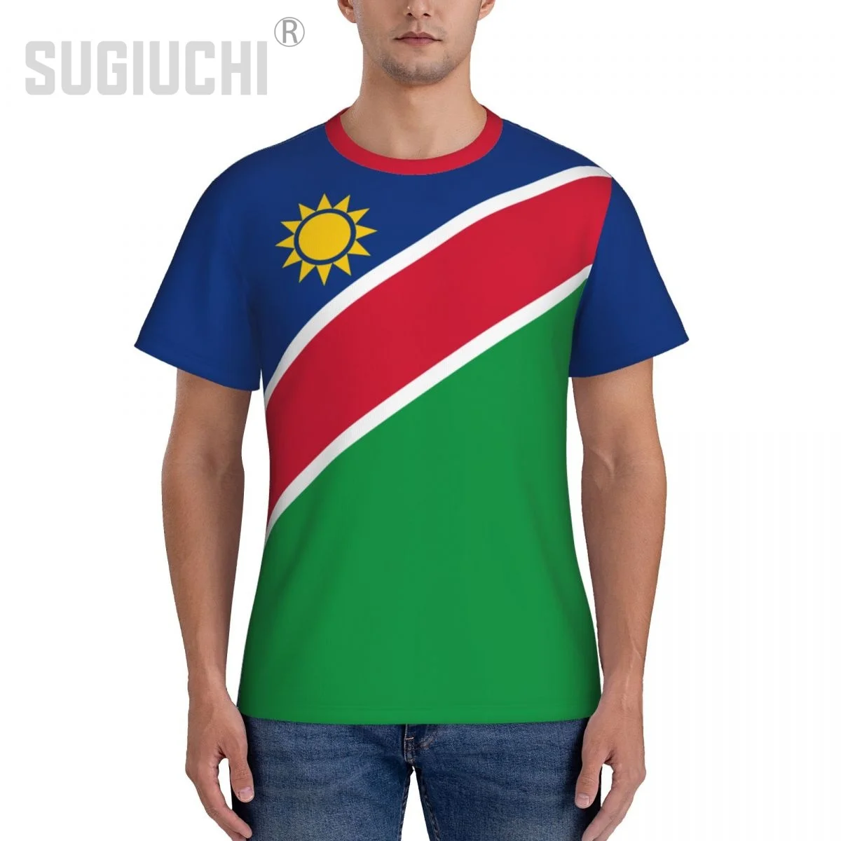 Tight Sports T-shirt Namibia Flag Namibian 3D For Men Women Tees jersey Clothes Soccer Football Fans Gift Patriotic T shirt