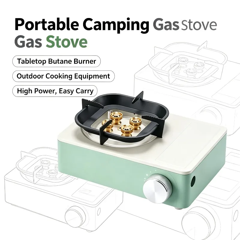 High Heat Portable Outdoor Cassette Camping Gas Stove Backpack Burner For Picnic Hiking Camping Cooking