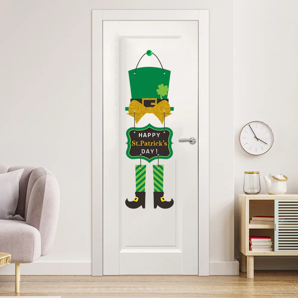 

St Patrick's Day Door Sign Lanyard Included Indoor Outdoor Home Mall Porch Festival Decor St Patricks Day Decorations