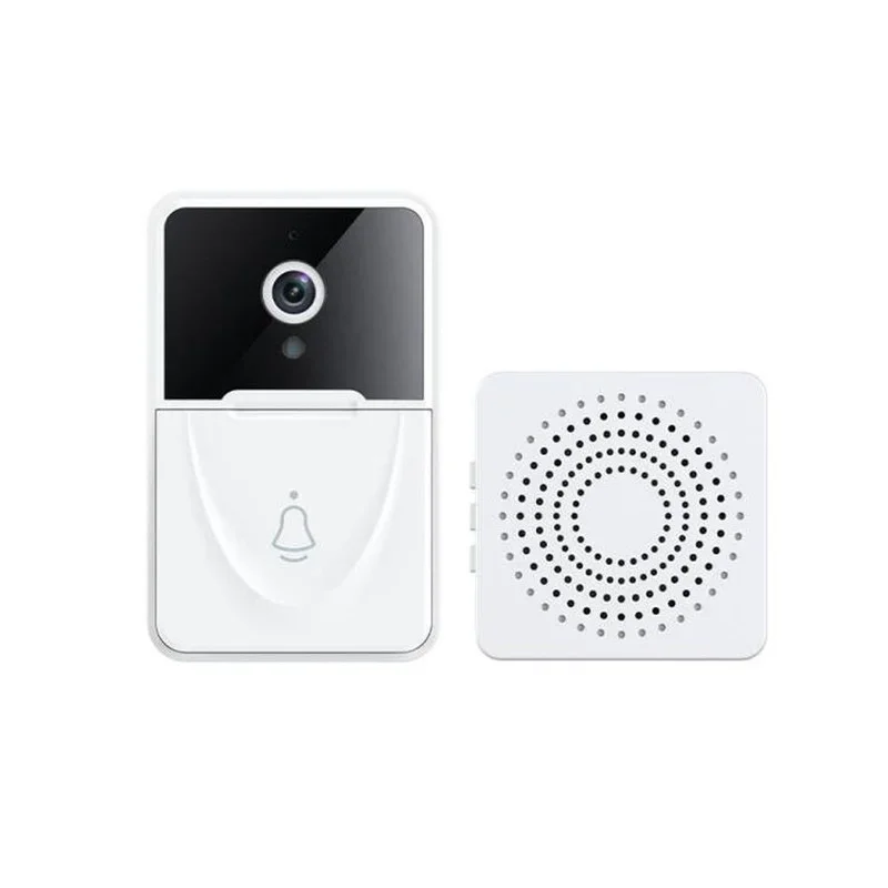 Timbre inalámbrico con intercomunicador para puerta, dispositivo Visual remoto HD, recargable, captura automática de vídeo, llamada inteligente con Wifi, compatible con cambio de voz