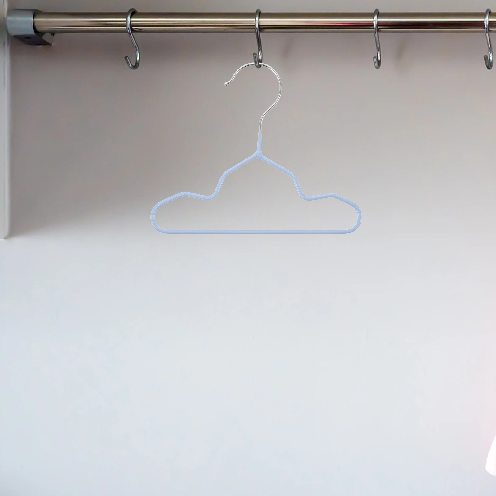 

20pcs Pet Clothes Hangers Anti Slip Dog Cat Apparel Organizer Small Puppy Kitten Closet Rack Animal Clothing Storage Fold