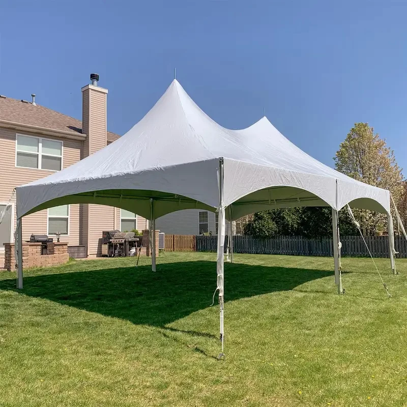 

Custom Large Outdoor Party Tents Durable 100-People Capacity White Clear Waterproof for Weddings and Events