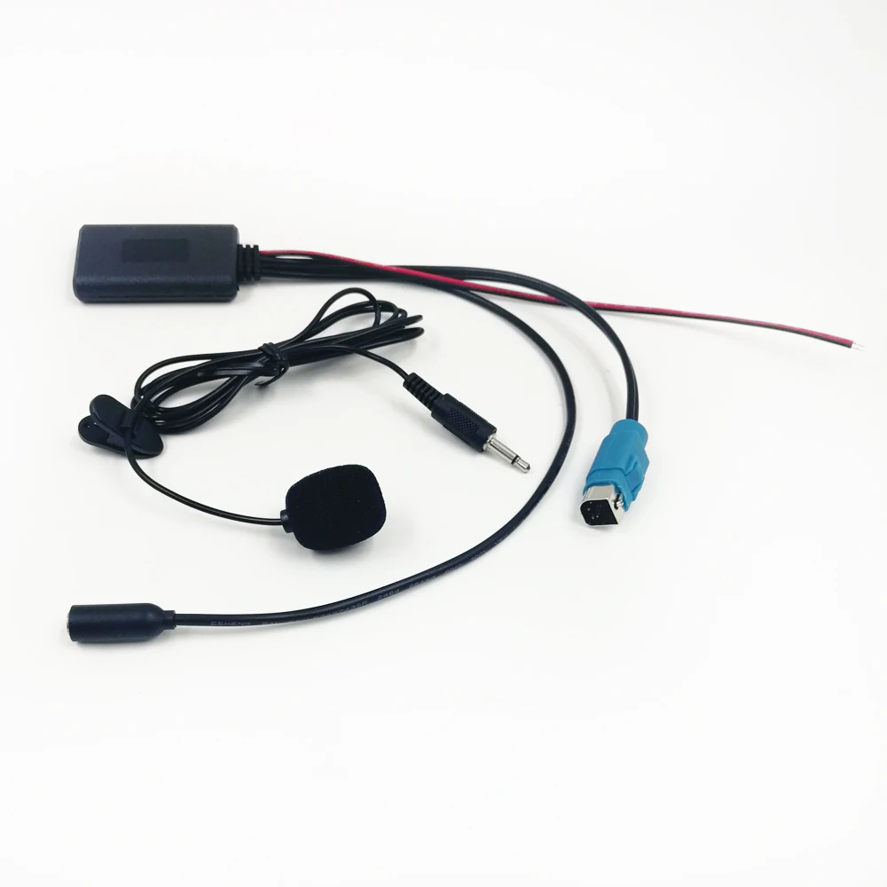 

Bluetooth Microphone For Alpine CDE-W203Ri IDA X303 X305 X301 RCA AUX IN Cable Adapter Kce-237b