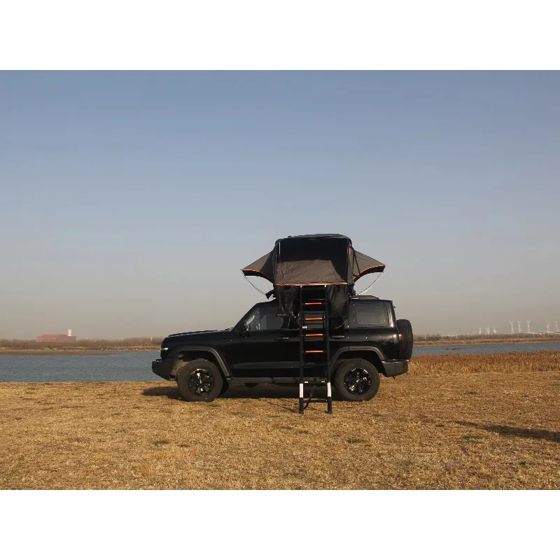 حجم كبير 4 شخص التخييم SUV 4x4 سقف الألومنيوم خيمة مقاوم للماء هارد شل سيارة على السطح خيمة سقف علوي خيمة للبيع #6