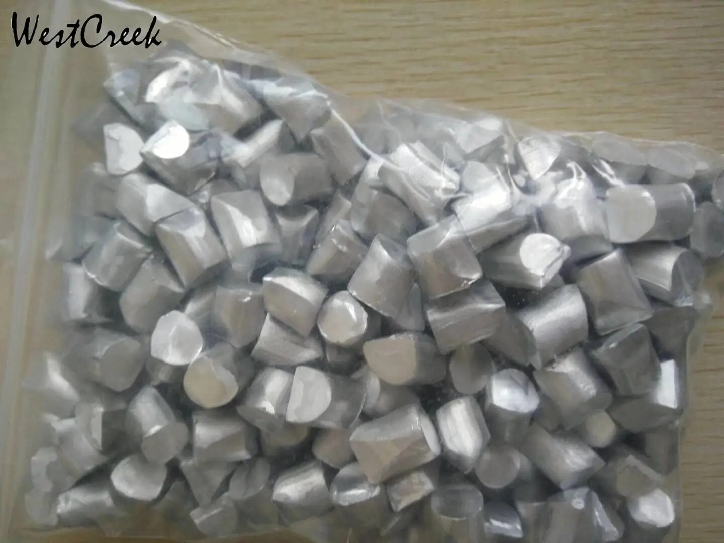 

WESTCREEK zn ≥99.995% zinc particle pure zinc granule grain block slab ZINC GRANULE