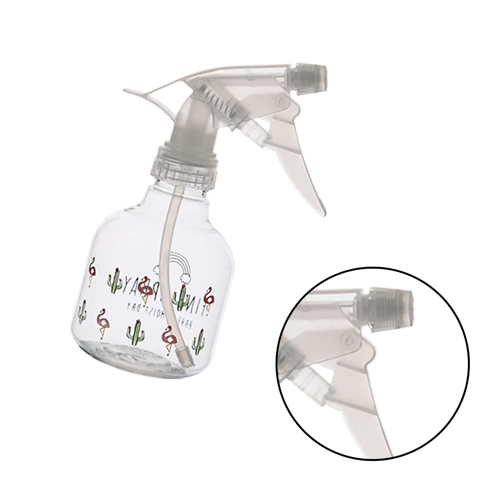 

Flamingo Pattern Spray Bottle Watering Can For Gardening Hairdressing Press Pump Sprayer Multi Use Plant