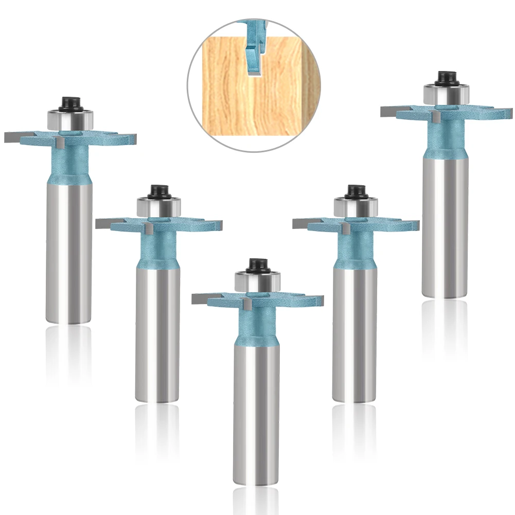 Wood Router 1/2′′ 12mm Shank Straight End Mill Trimmer Cleaning Flush Trim Corner Round Cove Box Bits Tool Milling Cutter New