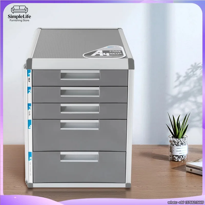 modern-5-drawer-locking-file-cabinet-for-office-documents-and-study-materials-desktop-organization-storage-solution