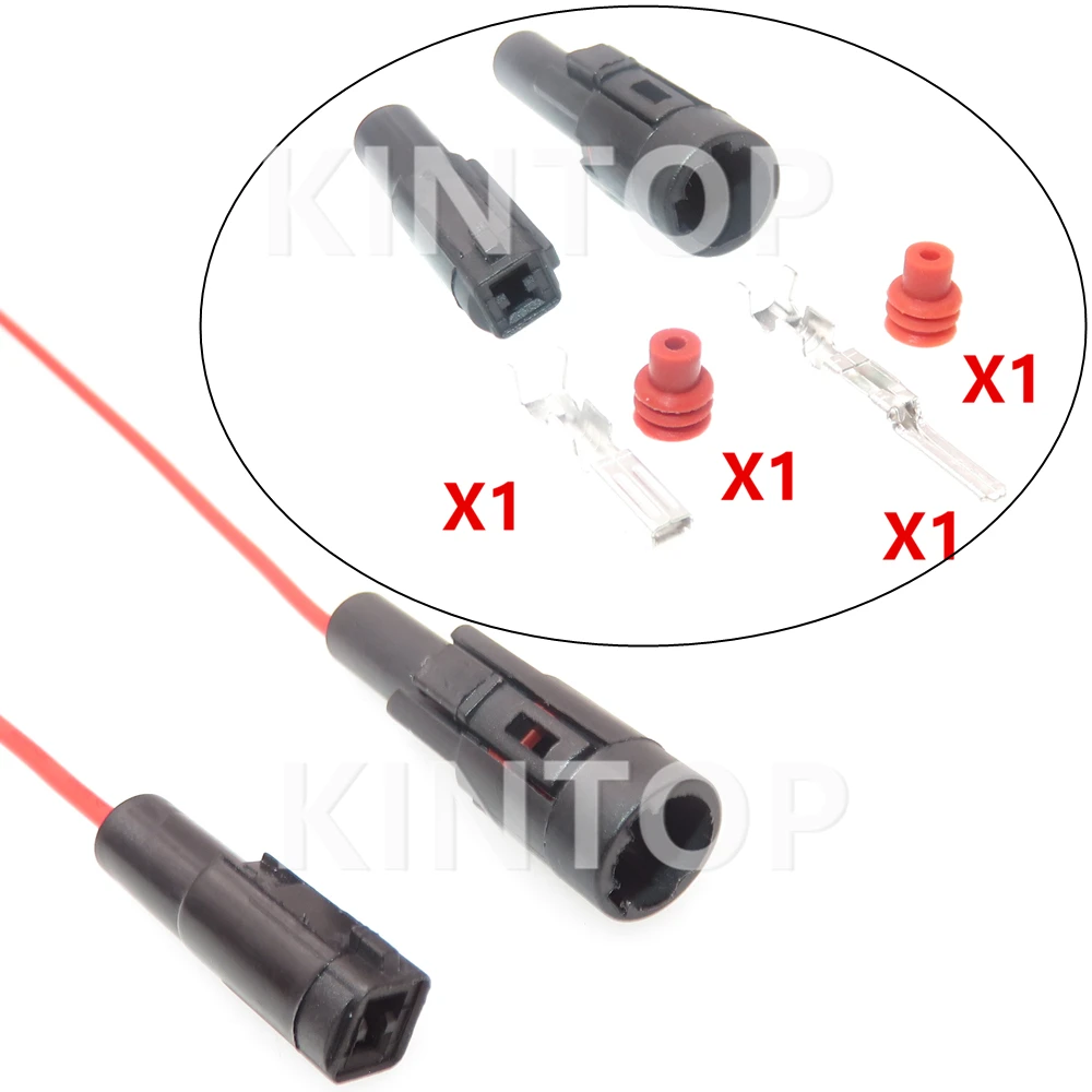 1 Set 1 Pins Auto Male Female Docking Electric Wire Socket AC Assembly FW-C-1M-B FW-C-1F-B Car Waterproof Sealed Connector