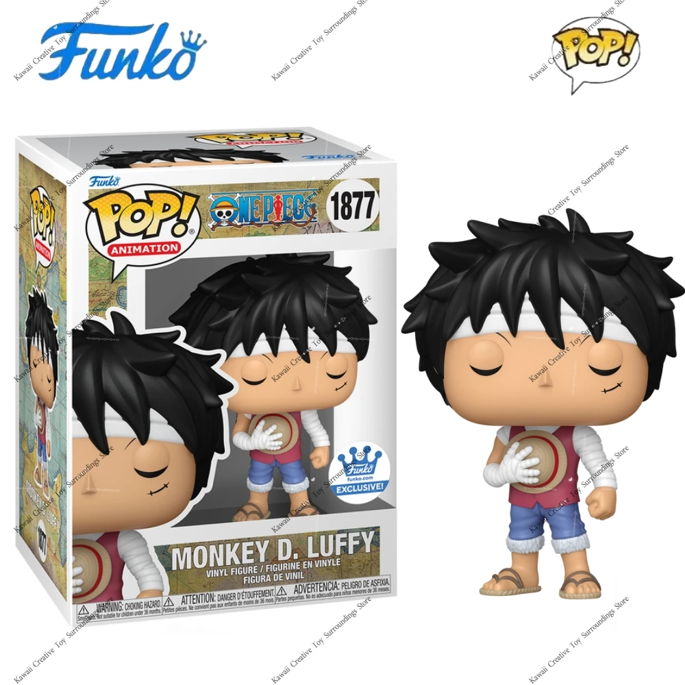 

One Piece Monkey D Luffy (Маринефорд Мемориал) 1877 Фигурки Funko Pop! Виниловая фигурка 4,3 дюйма, ограниченная серия, модель игрушки в подарок