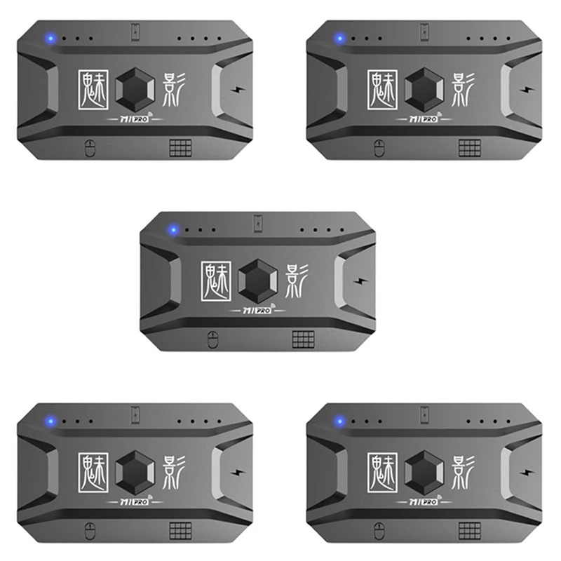 5X Plug and Play Gamepad for PUBG Mobile Controller Gaming Keyboard Mouse Converter Bluetooth 5.0 for Android Adapter