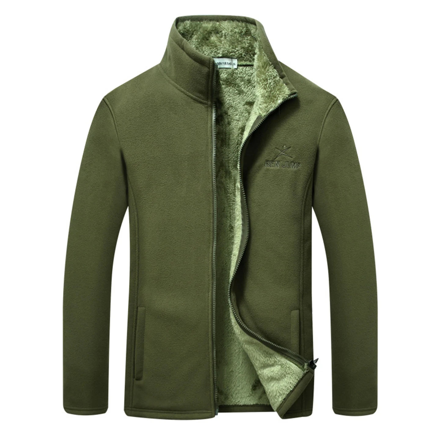

Winter Men's Thick Warm Polar Fleece Jacket Outdoor Clothes Camping Hiking Thermal Coat Windbreaker Lining Large Size Casual Top