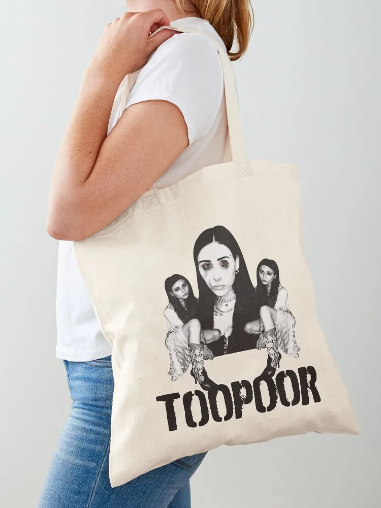 

Teary-Eyed TooPoor Tote Bag shopper bag woman custom bags custom tote bag Lady