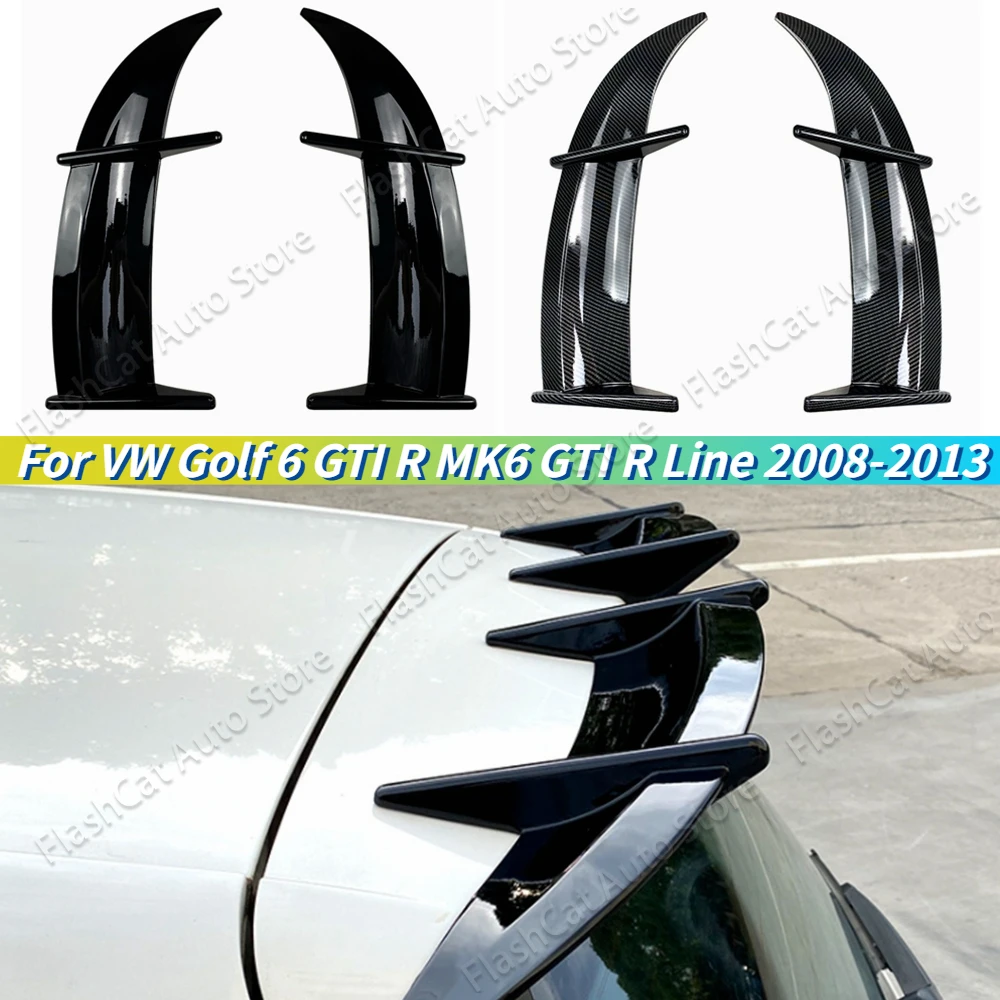 

For VW Golf 6 GTI R MK6 GTI R 2008 2009 2010 2011 2012 2013 AK Style Rear Roof Spoiler Wings Tail Wing Trunk Spoiler Body Kits