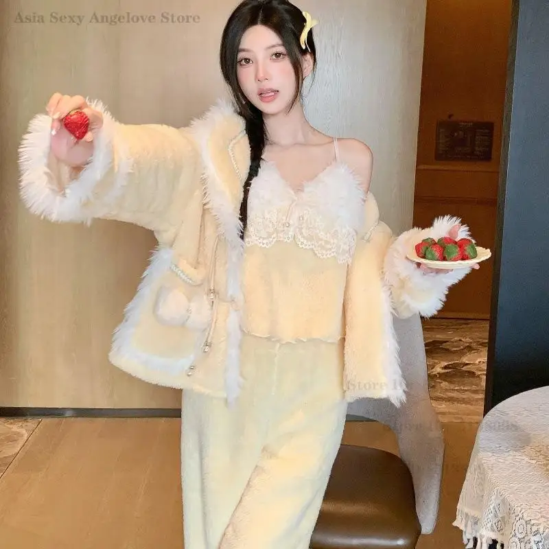 conjunto-de-pijamas-de-franela-de-invierno-para-mujer-ropa-de-dormir-dulce-y-gruesa-ropa-de-dormir-calida-pijama-holgado-de-lana-coral-para-el-hogar-3-uds