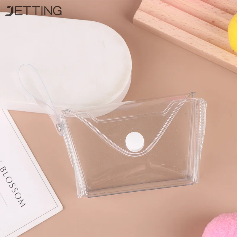 Mini Doll Display Storage Bag Portable Transparent PVC Organizer Bags Dust-Proof Bag Keychain Cute Doll Bag Organization