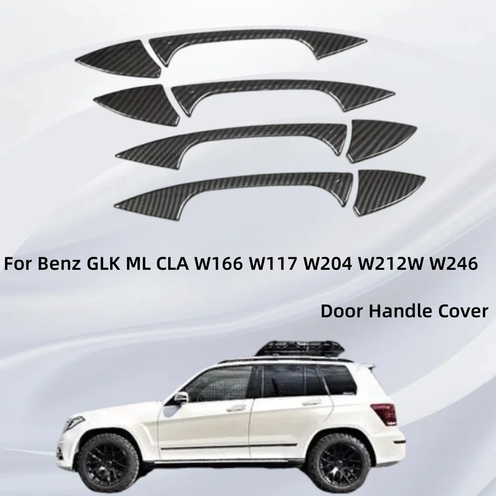 Door Handle Bowl Cover Car Accessories Exterior Components For Benz GLK ML CLA W166 W117 W204 W212W W246 Car Decoration Upgrade