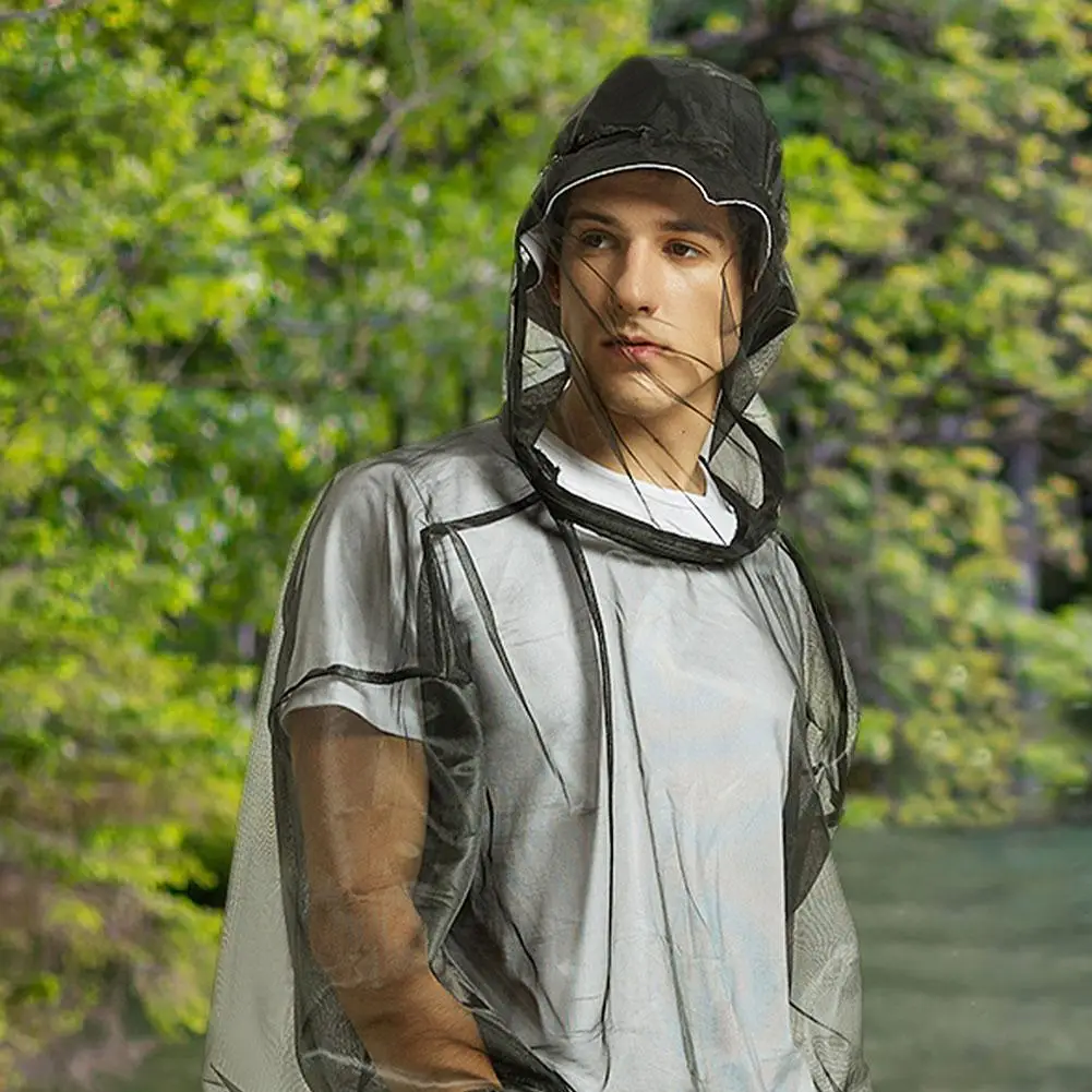Outdoor Mosquito Repellent Suit Bug Jacket Mesh Hooded Suits Fishing Camping Jacket Insect Protective Mesh Shirt Pants