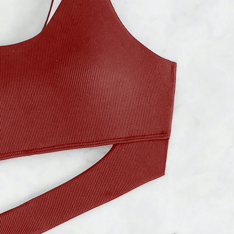 sexy ribbed plain swimsuits one piece irregular one shoulder hollow women's bikinis swimwear bathing suit beach outfits bodysuit