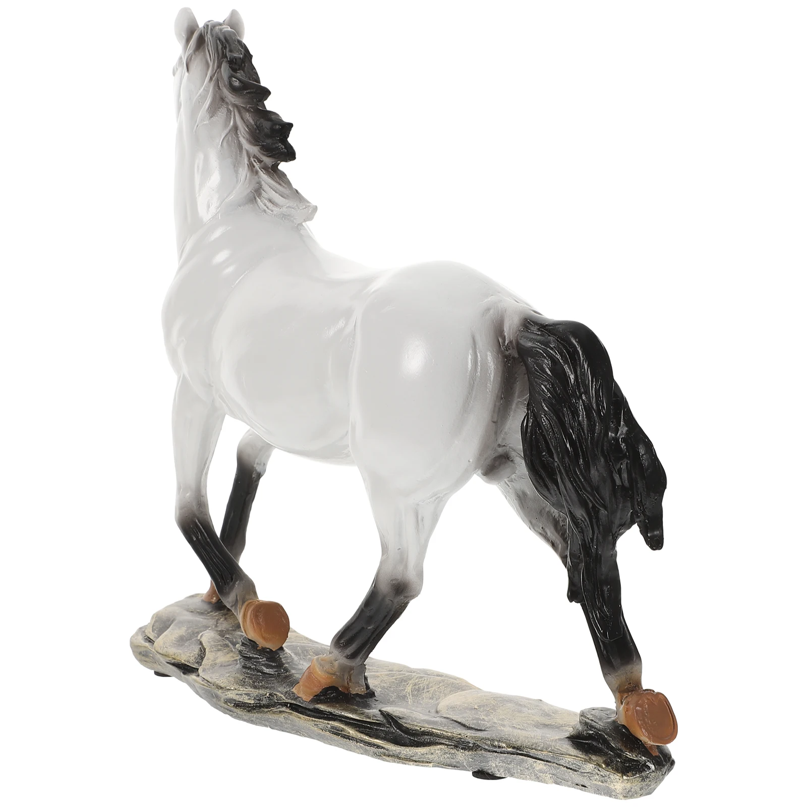 

High Quality Resin Running Horse Statue Creative Desktop Adornment Small Figurine Room Decoration Exquisite Details