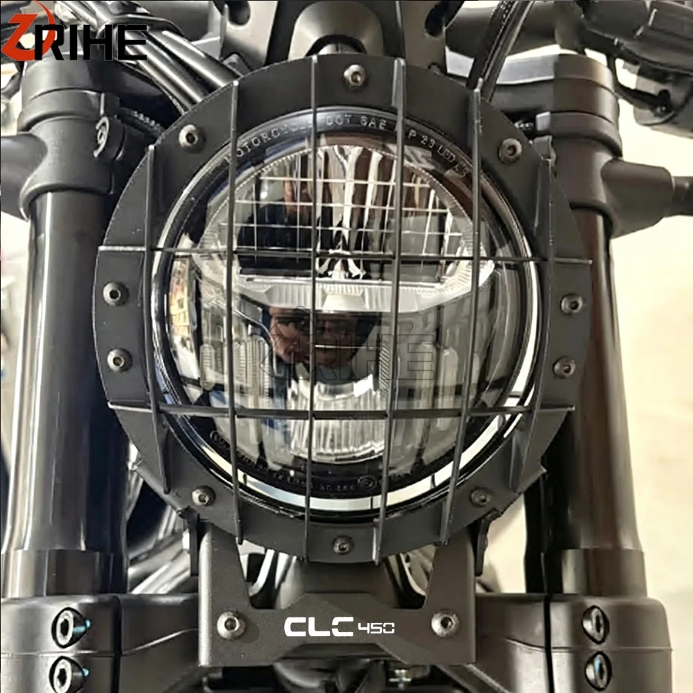 FOR CFMOTO 450 Bobber 450CLC 250 CLC CL-C250 CLC Motorcycle Front Headlight Guard Grille Lense Cover Protector 2024 2025 2026
