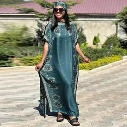 Vestido tradicional nigeriano Africano para mujer, caftán elegante, Vestido de fiesta de boda, Abaya musulmana de Dubái