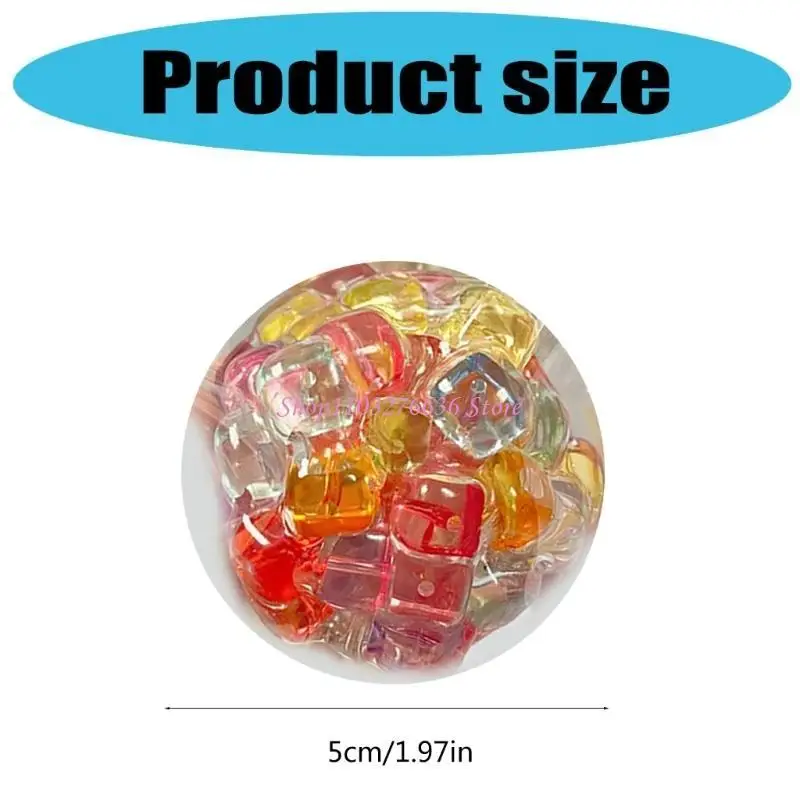 R6FD Multiuse Stress Giảm đồ chơi Bong bóng Bong Ball Ball Squeeze cho du lịch và sử dụng hàng ngày