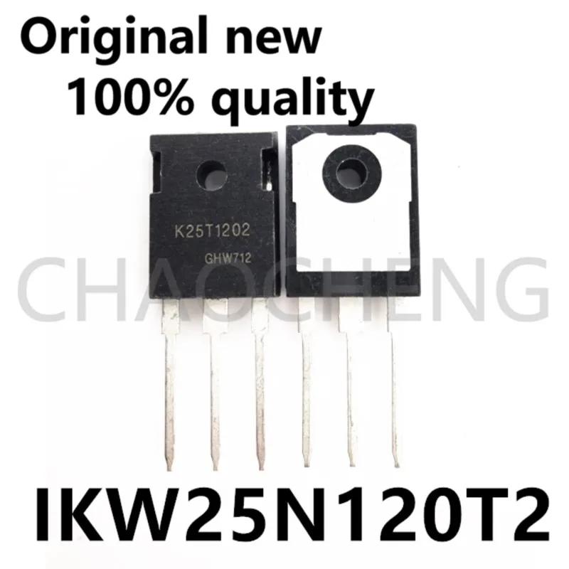 Chip original IKW25N120T2 K25T1202 TO-100% 25A 247 V, 1-2 piezas, 1200 nuevo