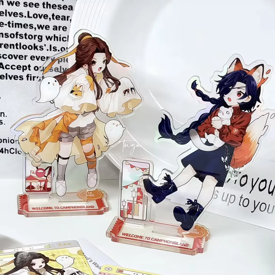 

Самодельное настольное украшение из акриловой стоячей вывески «Си Лиан Хуа Чен» вокруг «Небесных официальных лучших благословений»