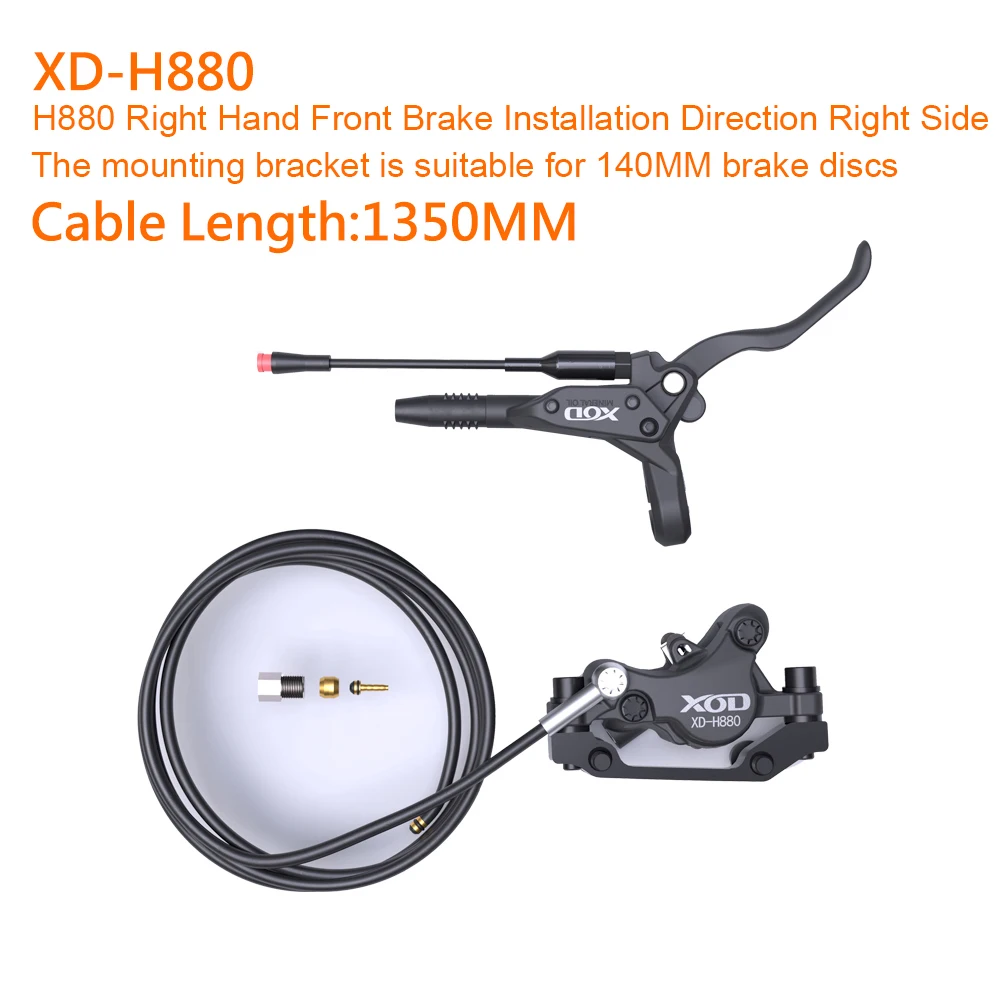 XOD H800/H880 Electric Scooter Hydraulic Disc Brake for KUKirin G2 Master G2 MAX G2 PRO2025 Electric Scooter Hydraulic oil Brak image 3