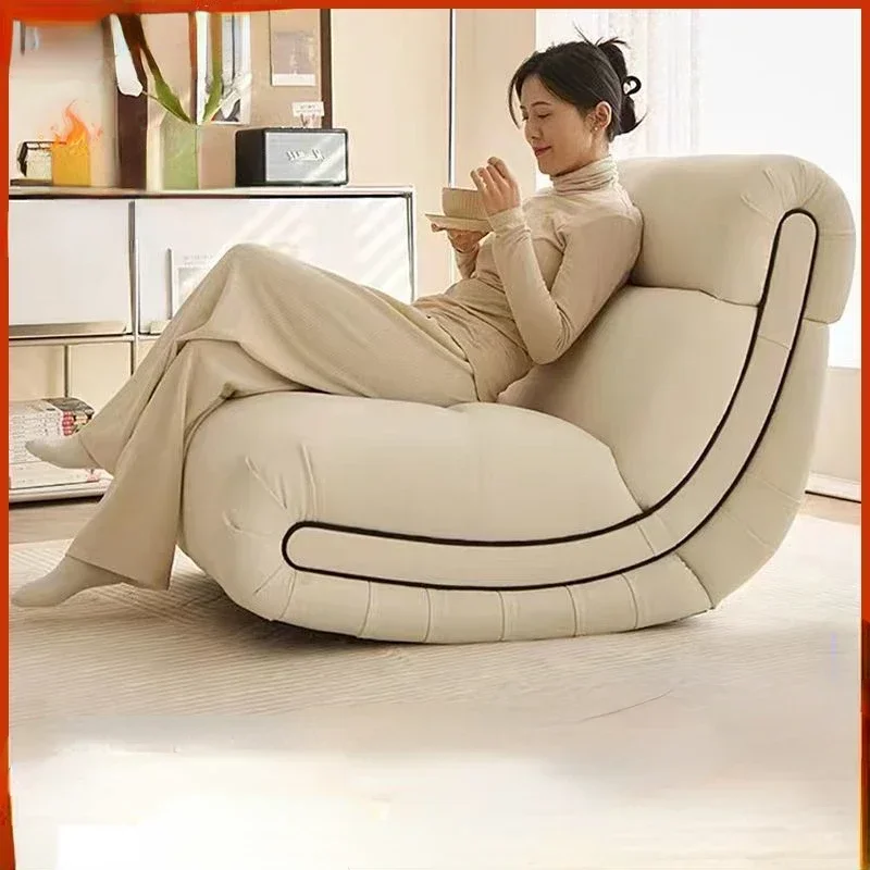 Lazy Sofa, Comfortable Lounge Chair, Leisurely Rocking Chair, Balcony, Living Room, Single Nap, Sofa Chair