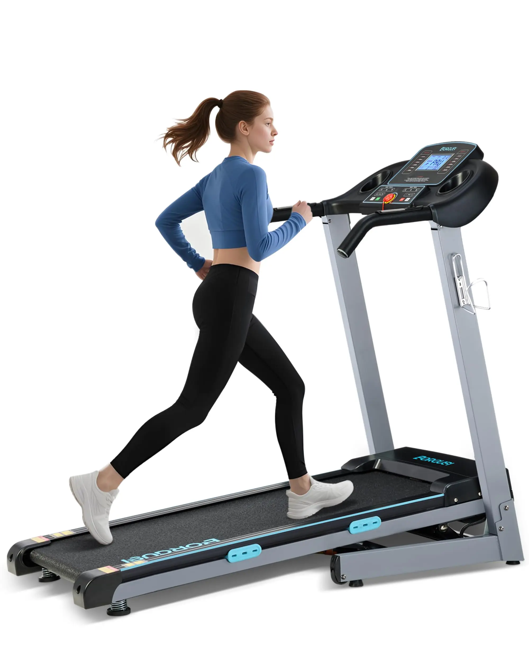 Treadmill with Auto Incline Folding Electric Treadmill for Home