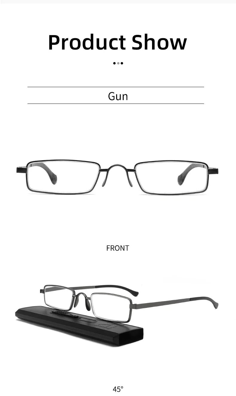 Ultraleichte Anti-Blaulicht-Lesebrille in Stiftform, Klassische Tragbare Anti-Ermüdungs-Lesebrille – Detail 16