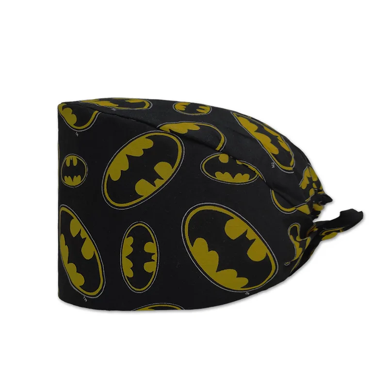 

Surgical Women's Cotton Printed Cartoon Nurse Operating Room Doctor Hat Men's Dustproof Fashion Baotou Cover