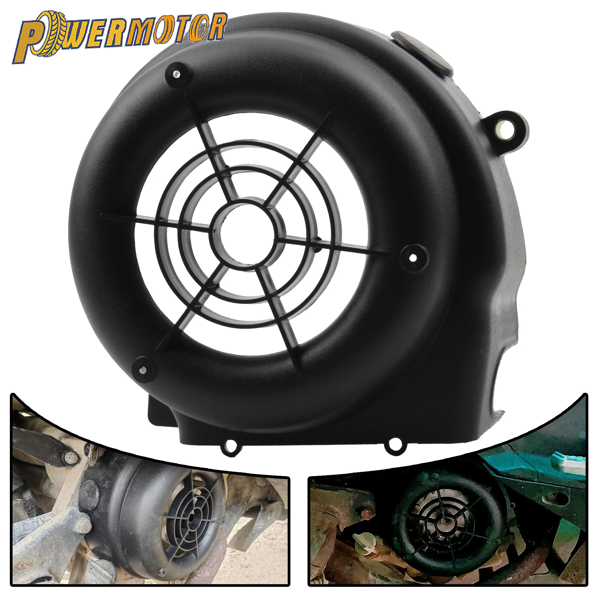 

Motorcycle Engine Cooling Protector for GY6-125-150cc 157QMJ Scooter Quad Universal Modified Part Durable Heat Resistant Plastic