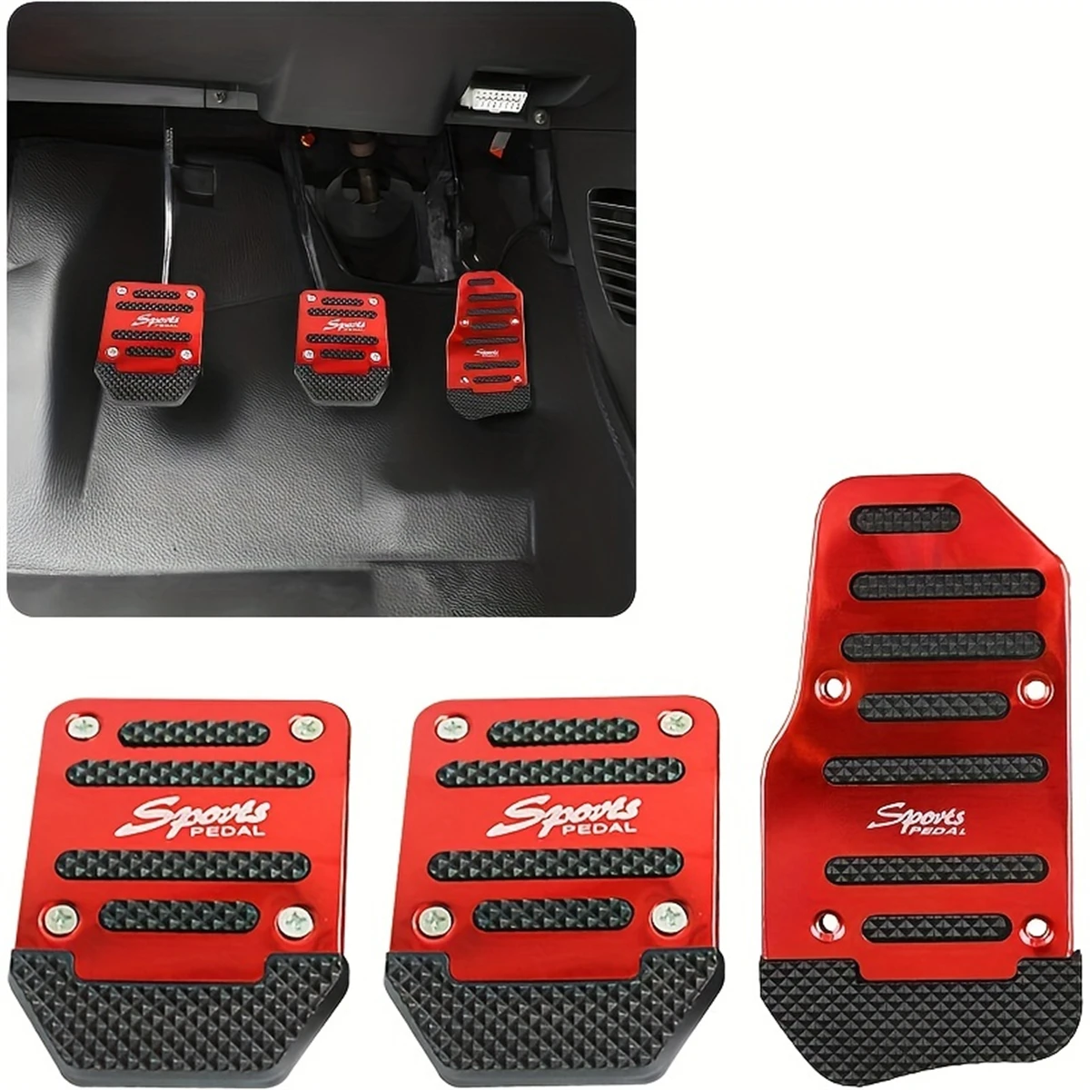 Best Sellers  Pedal Protection Cover Car Brake Accelerator Pedal Manual Gear Pedal For Car Universal Pedal f2021-fro