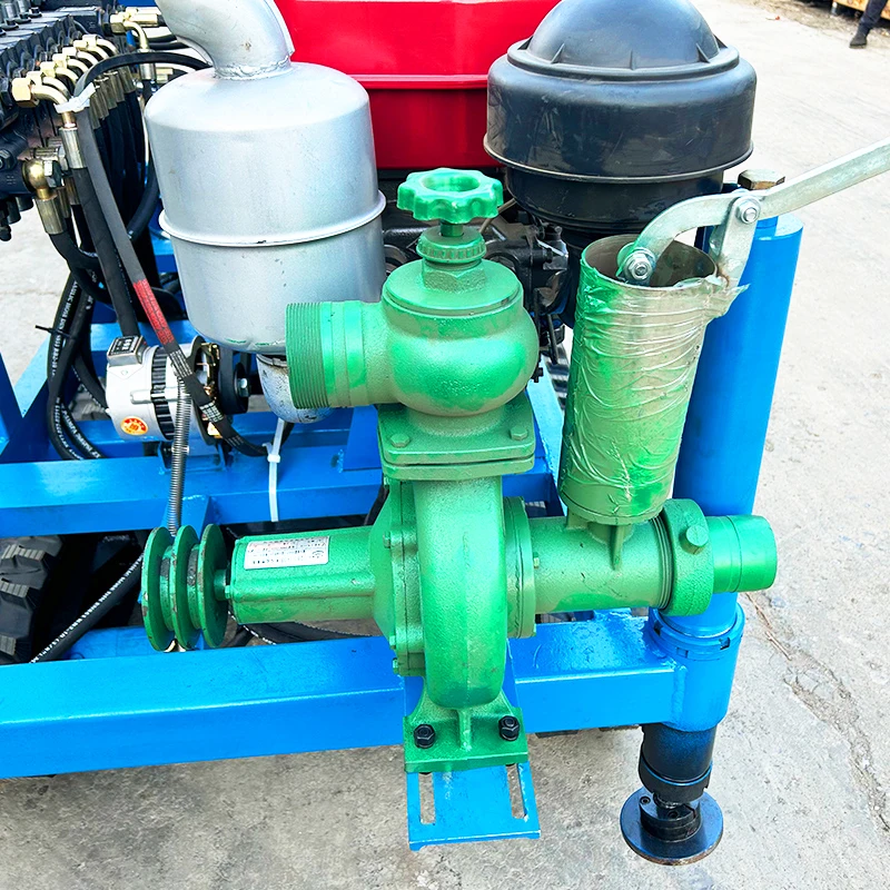 Petite perceuse de puits d'eau personnalisée, plate-forme de forage de puits d'eau hydraulique diesel 28 HP 35HP