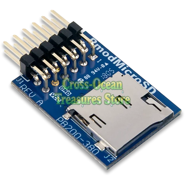 pmod-microsd-microsdカードスロット拡張用-digilent機能モジュール