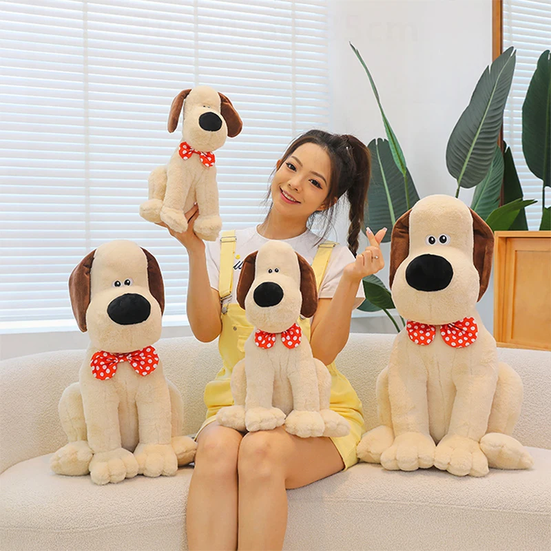 

Kawaii плюшевая кукла Shedinug Pilot Dog игрушка с синей шляпой милый уродливый очаровательный подарок для детей подарок на день рождения и Рождество