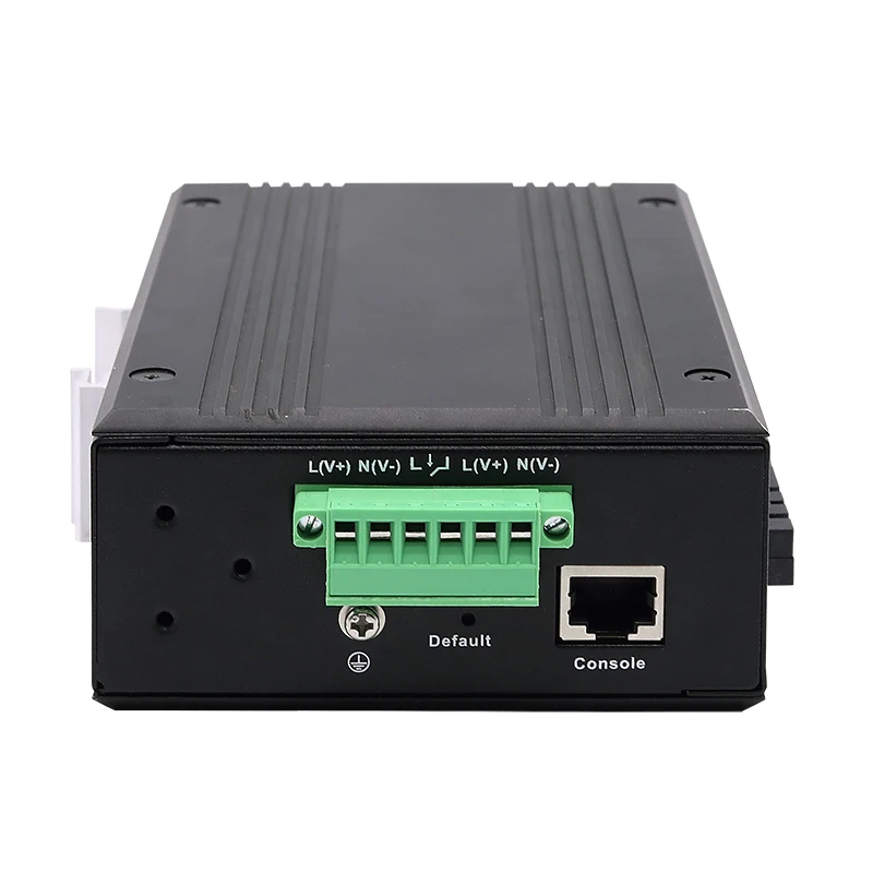 UOTEK Công Nghiệp 100M 2 Lớp 8 Cổng RJ45 Mạng Quản Lý POE Switch 2 Cáp Quang Gigabit SC DIN-Đường Sắt UT-6428M