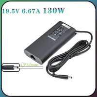 Nuevo cargador adaptador para ordenador portátil de 19,5 V 6.67A 130W 4,5*3,0 CA para DELL XPS 15 9530 9550 9560 Precision 15 5520 5530 M5510 M5520 M3800