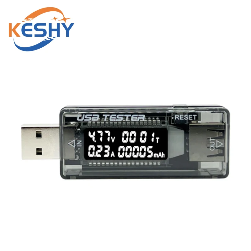 1-10 шт USB тестер емкости напряжения и напряжения вольт ток обнаружение напряжения зарядное устройство тестер емкости измеритель мобильный детектор мощности