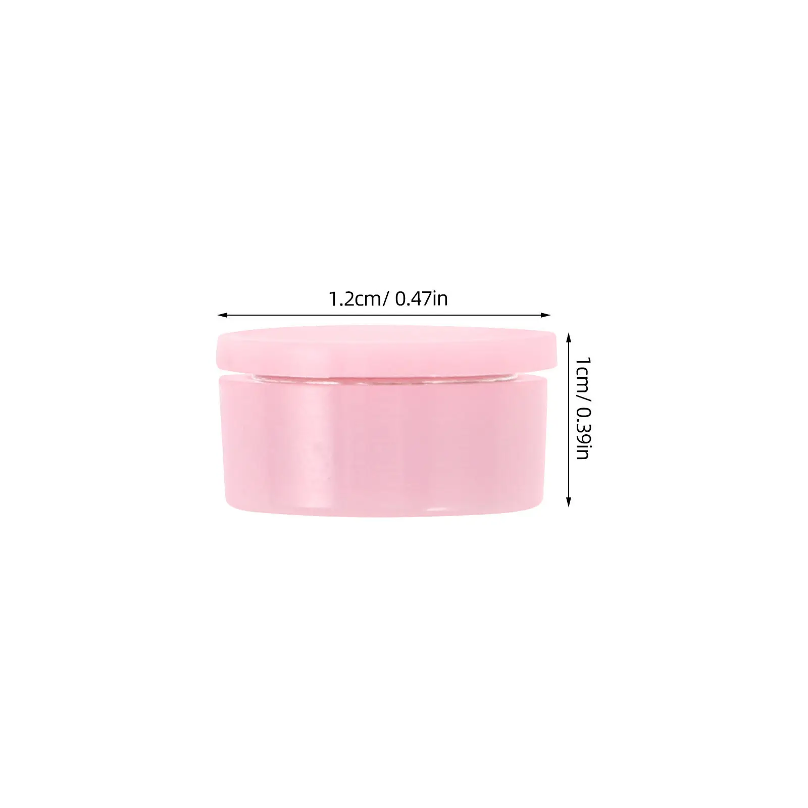 40Pcs Pink Plastic Nail Art Rotating Charm Bearings 0.5x0.4 Inch High-Speed Mini Rotary Bearing for 3D Nail Art DIY Spinning
