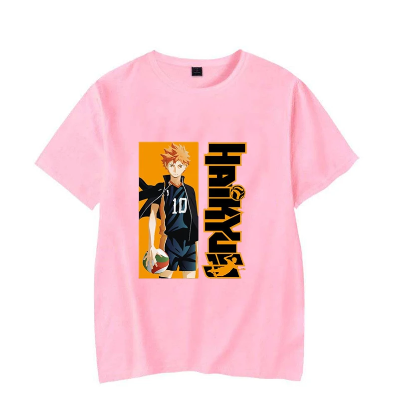 New Funny Anime Hinata Shoyo Graphic Print T-shirt Women Men Cool Summer Soft Harajuku Short Sleeve Plus Size Tops